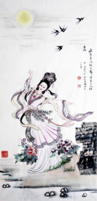 赵珂作品 《紫宫飞燕》